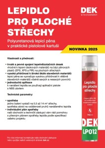 Lepidlo pro ploché střechy